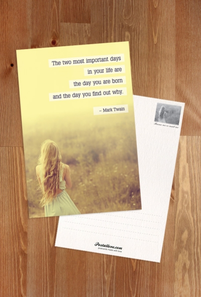 Quote 'The two most important days...'