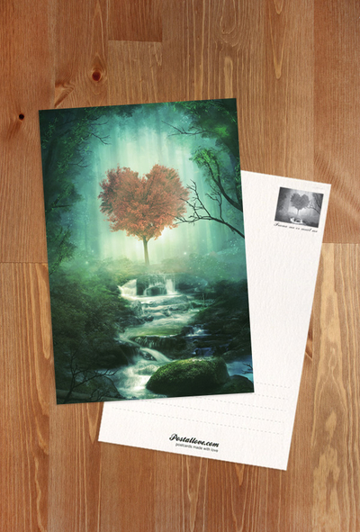 Heart-shaped tree